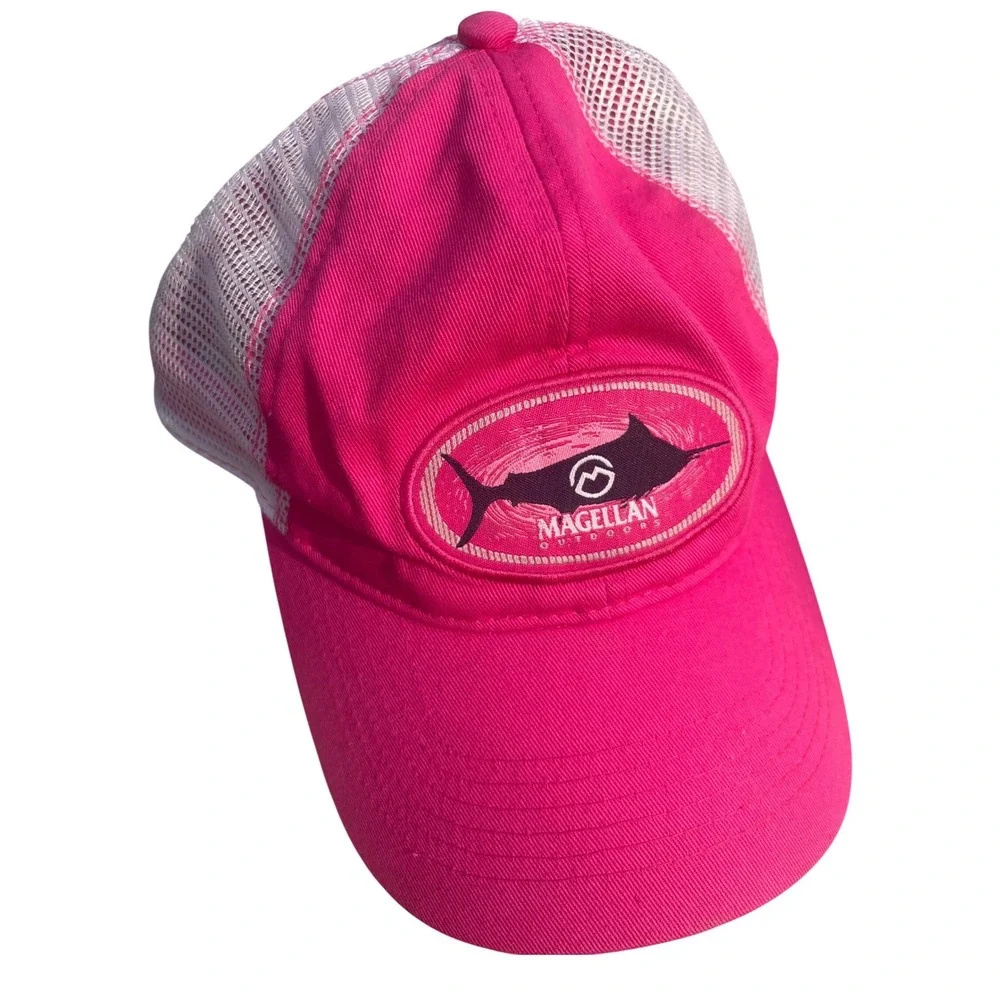 Magellan Outdoors Trucker Hat Women OSFM Marlin Mesh Snapback LIKE NEW